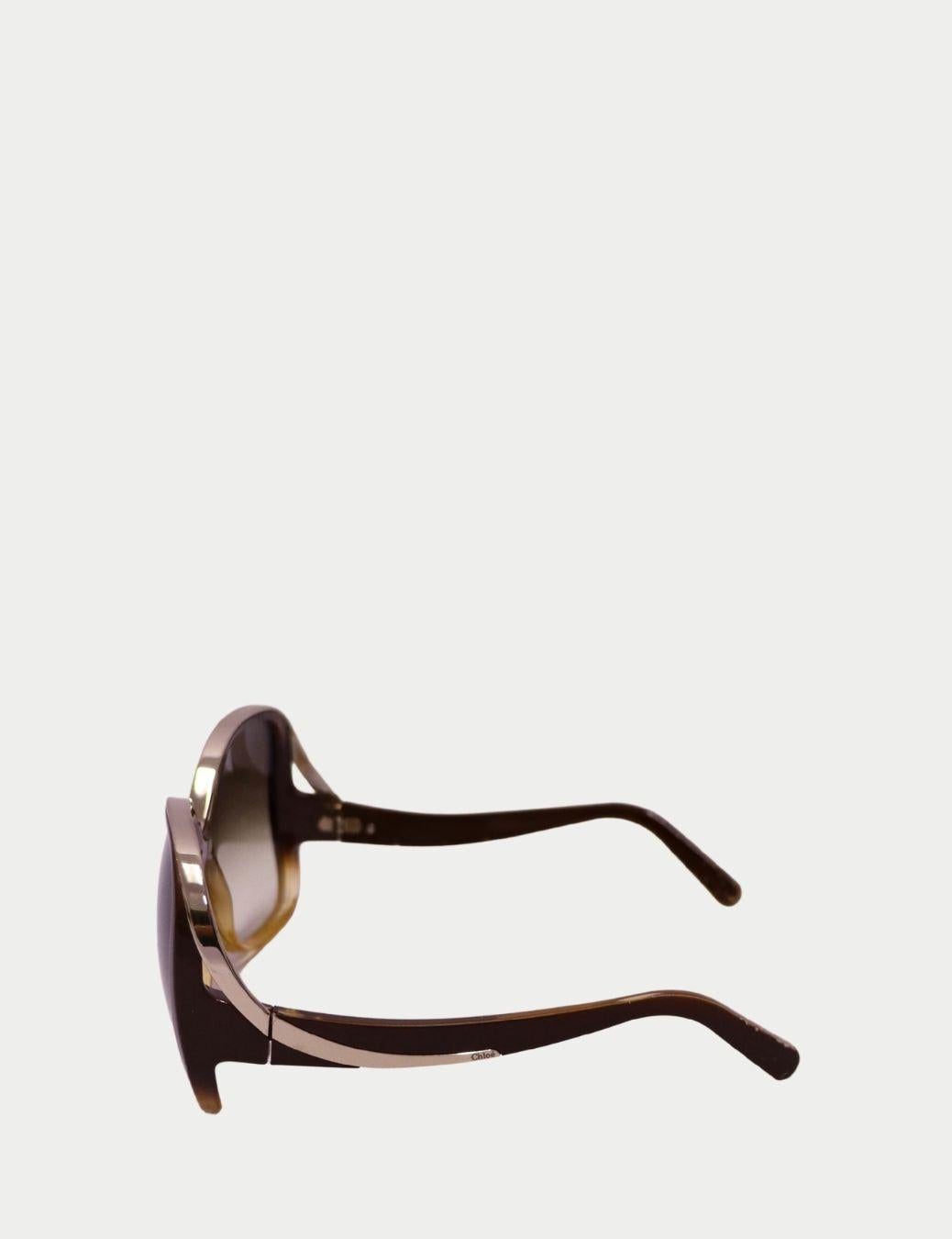 Occhiali da sole Chloé Oversize Gradient In condizioni discrete in vendita a Amman, JO