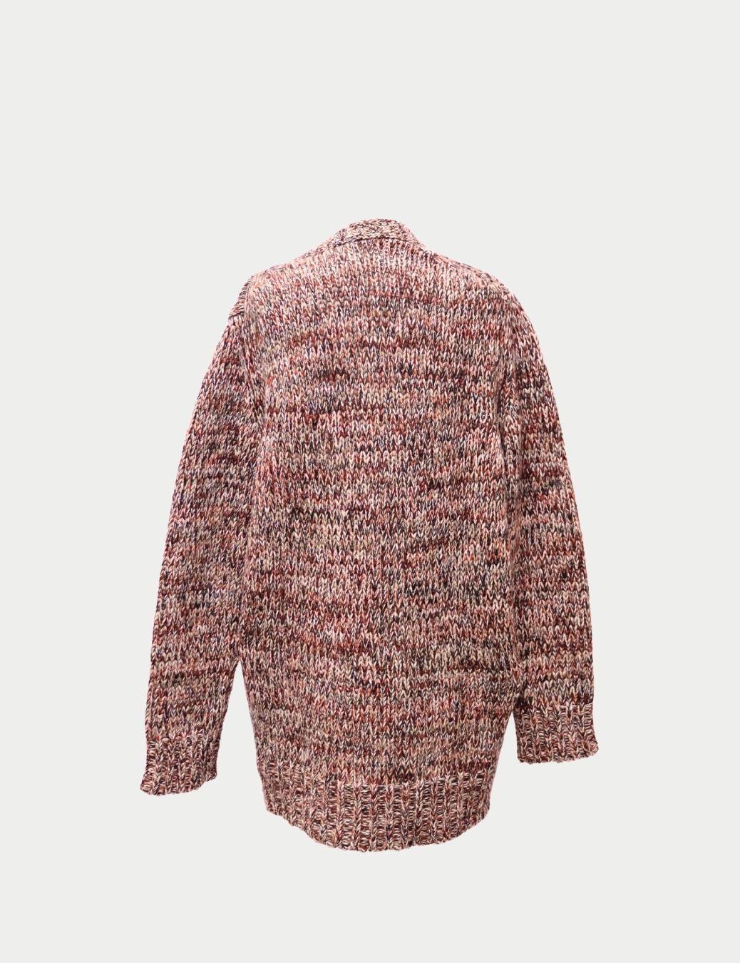 Chloé Cardigan oversize en maille multicolore -S Bon état - En vente à Amman, JO