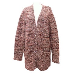 Chloé Cardigan oversize en maille multicolore -S