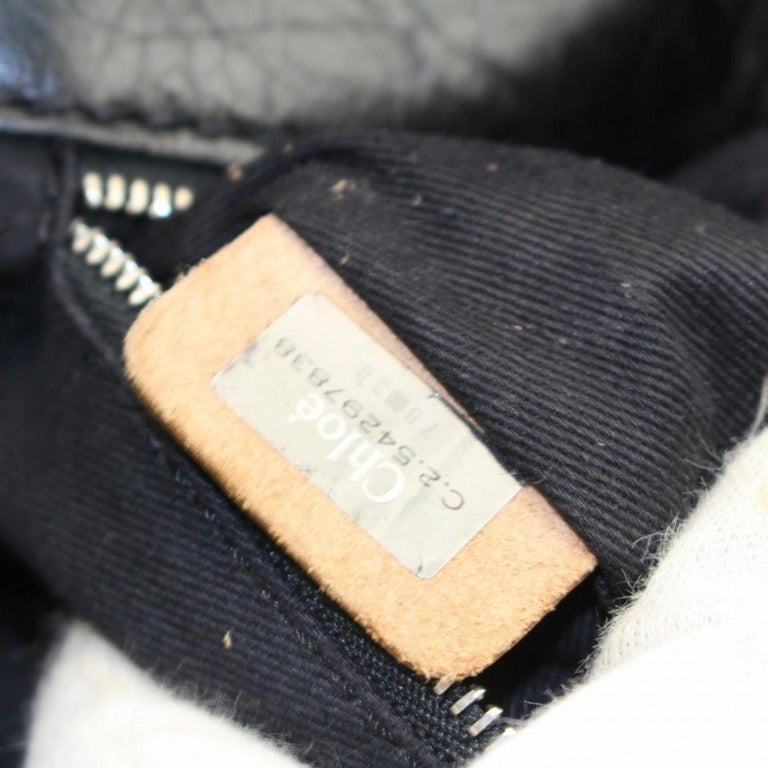 Chloé Paddington 866214 Black Leather Shoulder Bag For Sale at 1stDibs