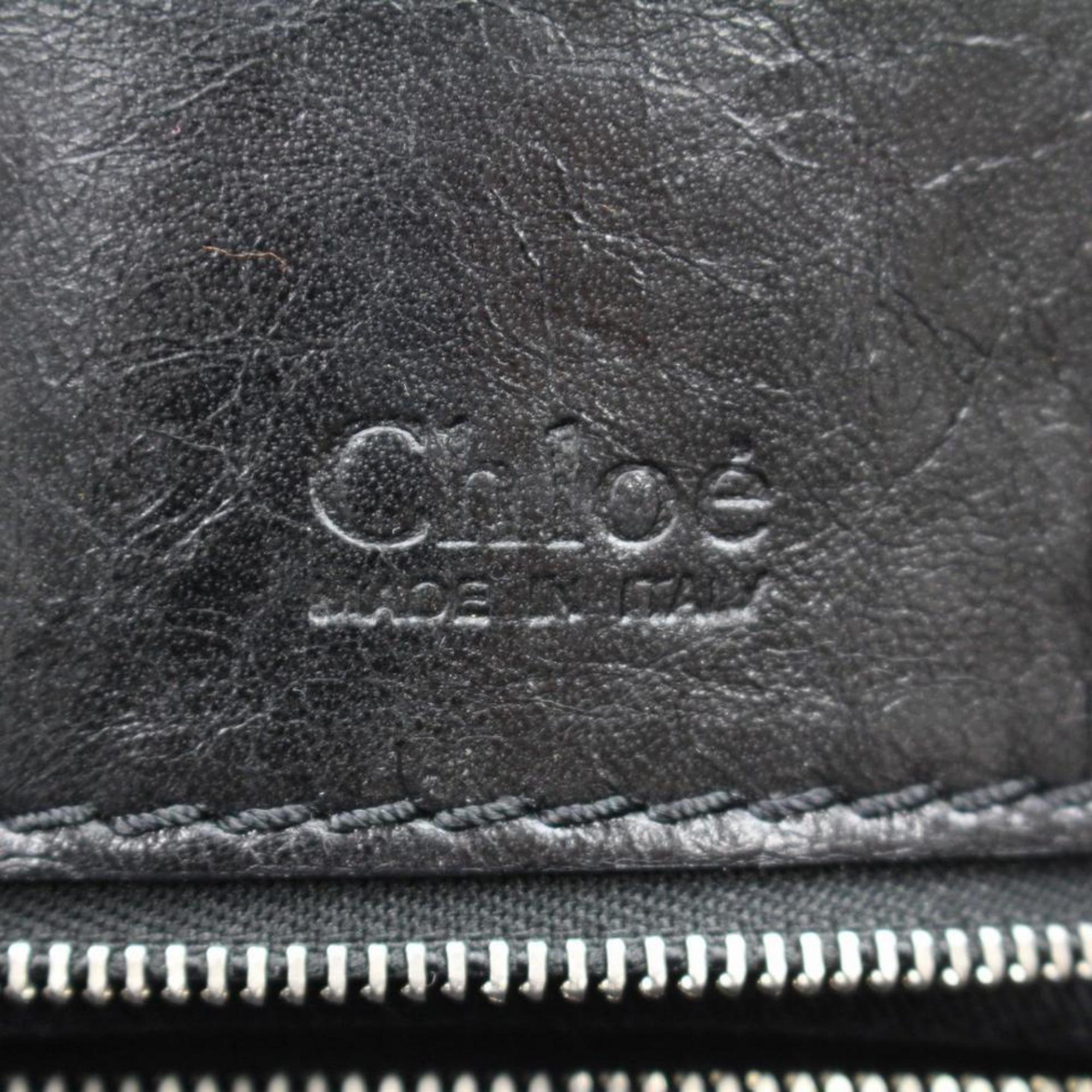 Chloé Paddington 866214 Black Leather Shoulder Bag For Sale 1
