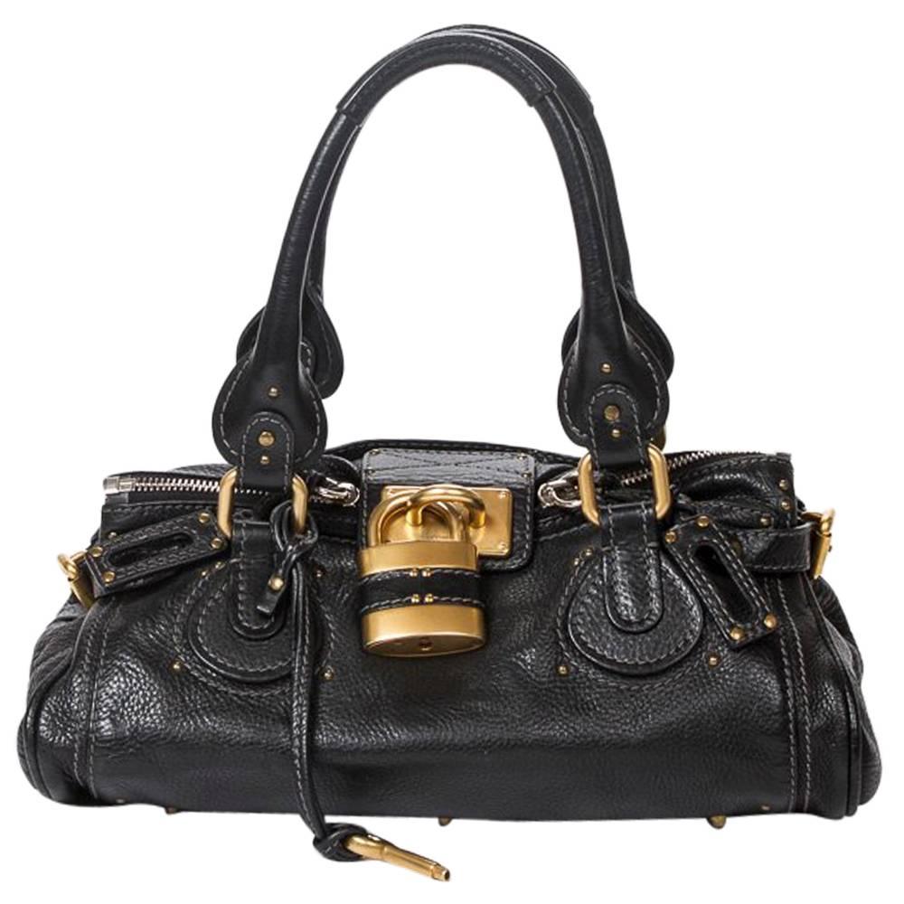 Chloe Paddington in Black calf leather