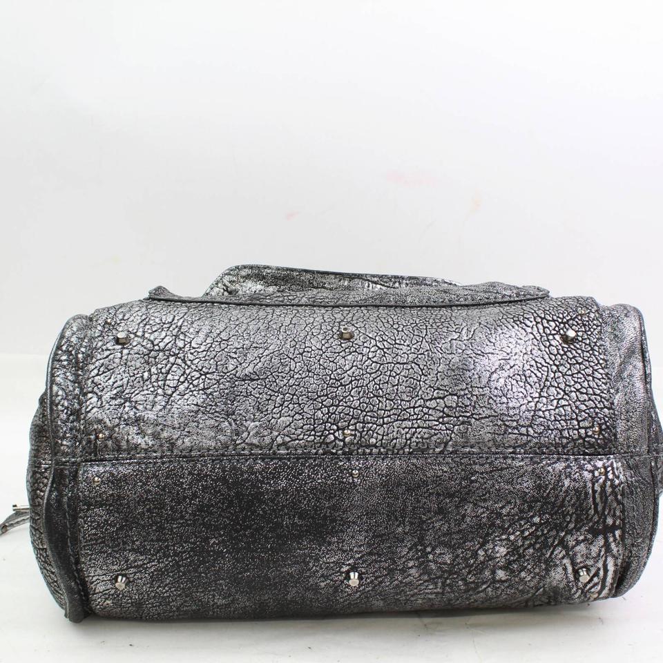 Chloé Paddington Limited Edition 866572 Silver Leather Shoulder Bag For Sale 4