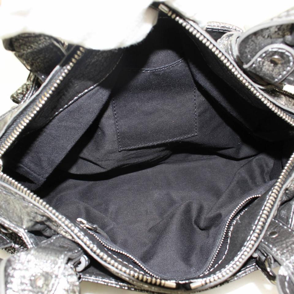 Chloé Paddington Limited Edition 867315 Metallic Pewter Leather Tote In Excellent Condition For Sale In Forest Hills, NY