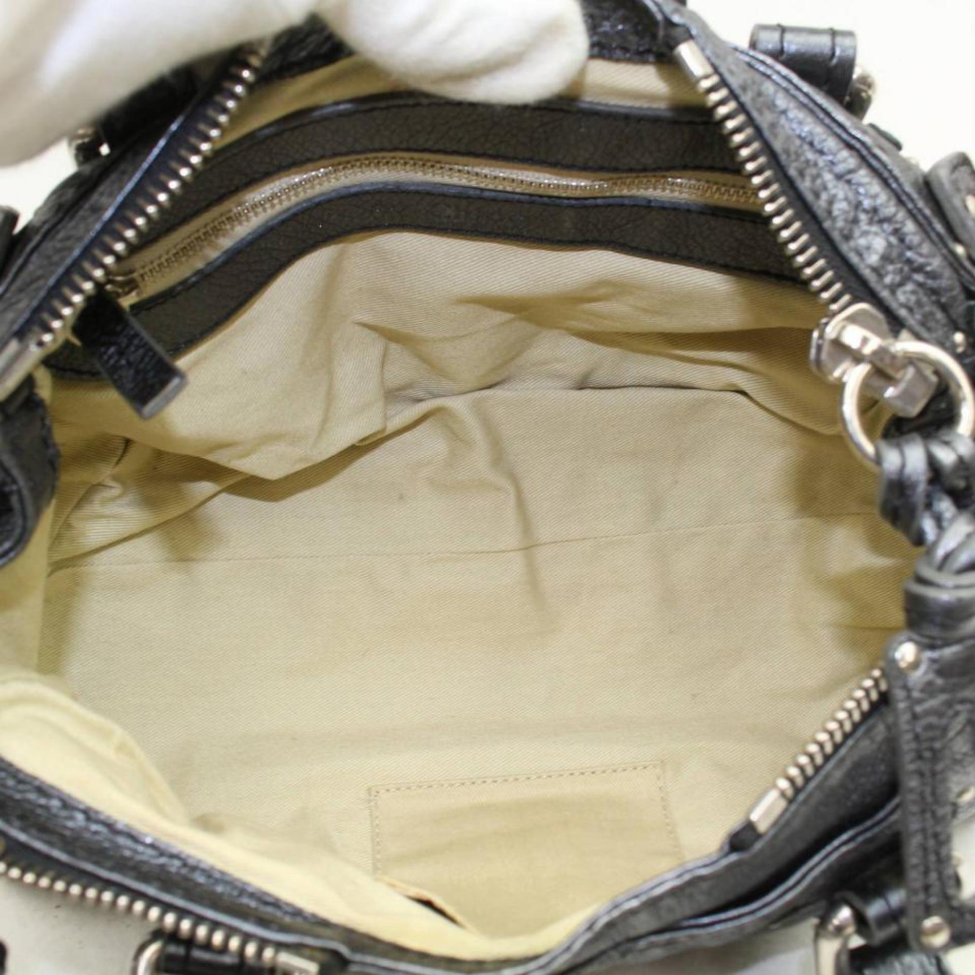 Chloé Paddington Pewter Metallic 869300 Silver Leather Shoulder Bag For Sale 4