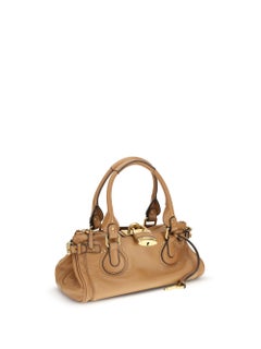 Chloé Paddington Top Handle Bag — Brown