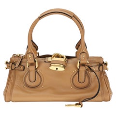 Chloé Paddington Top Handle Bag — Brown