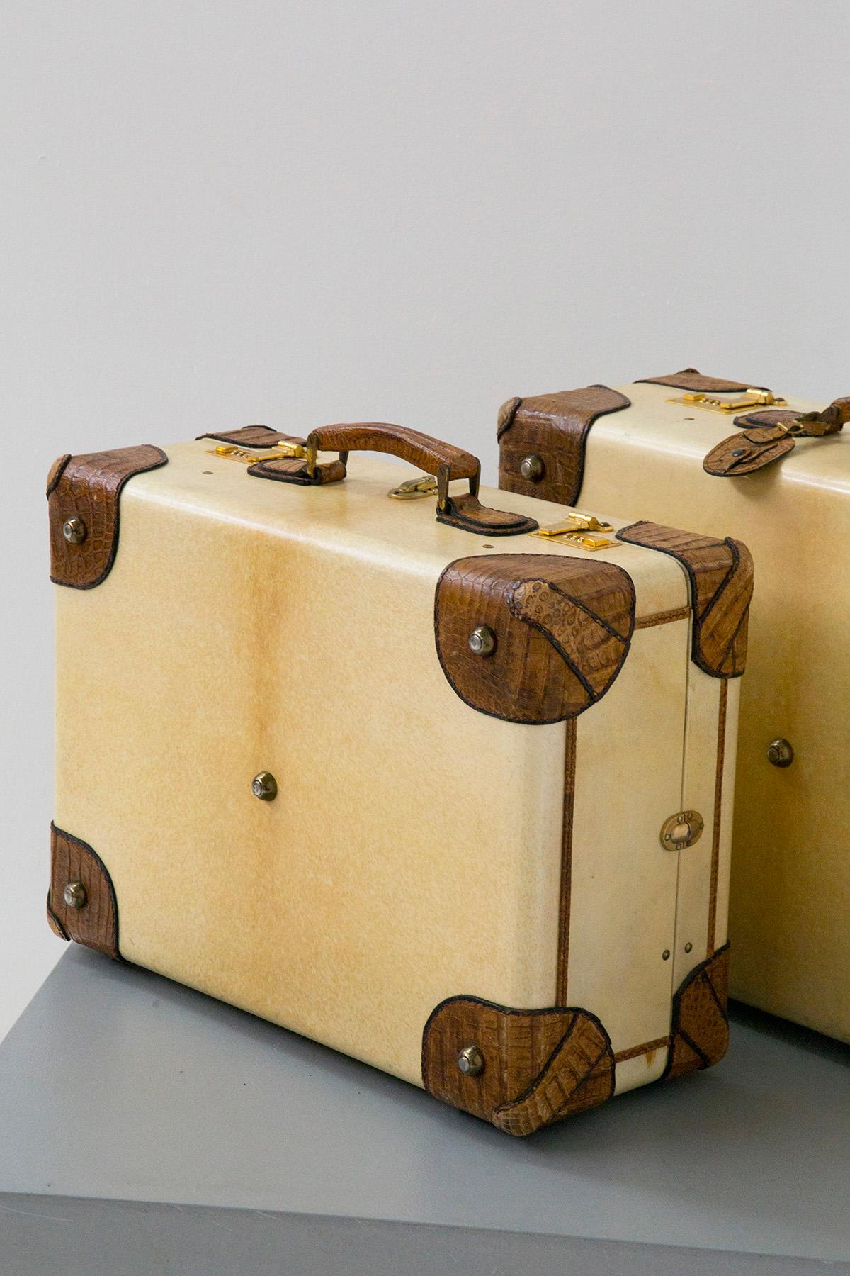 Chloé Reisegepäck in Vintage-Pergament für Damen oder Herren im Angebot