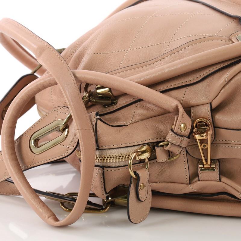 Chloe Paraty Handbag Quilted Leather Medium 3