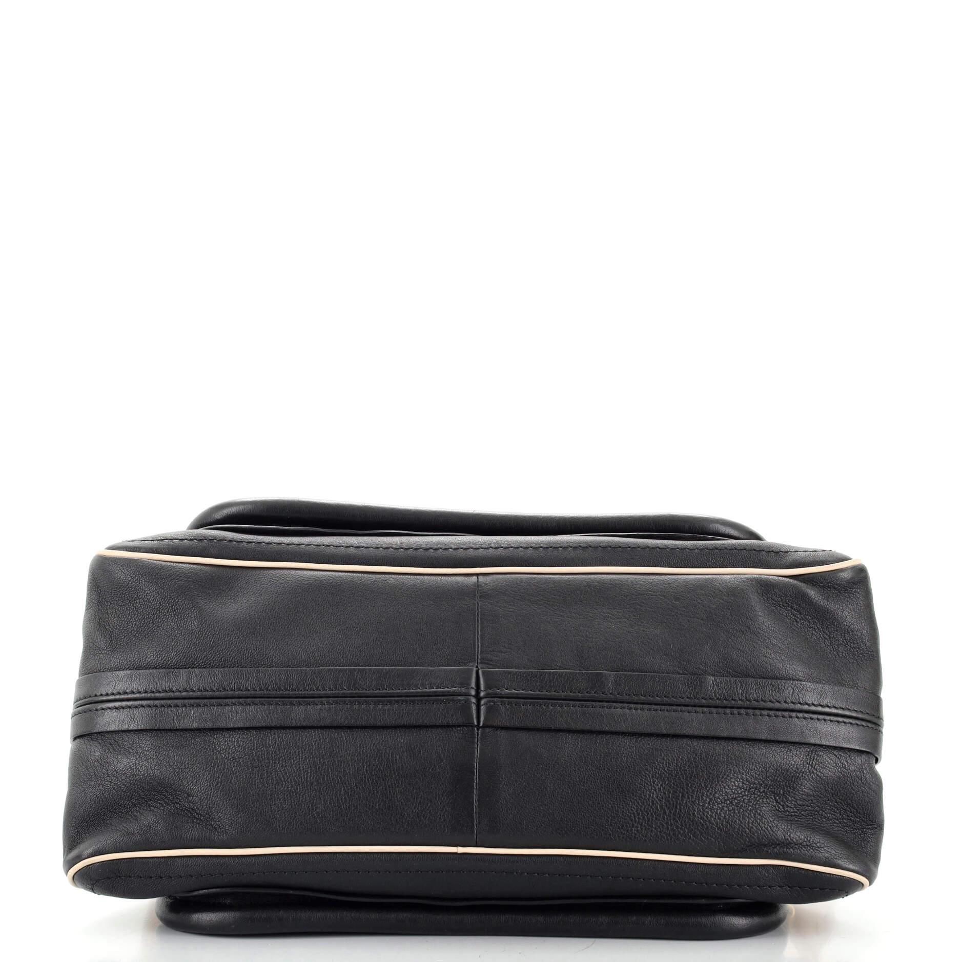 Chloe Paraty Military Top Handle Bag Leather Medium In Fair Condition In NY, NY