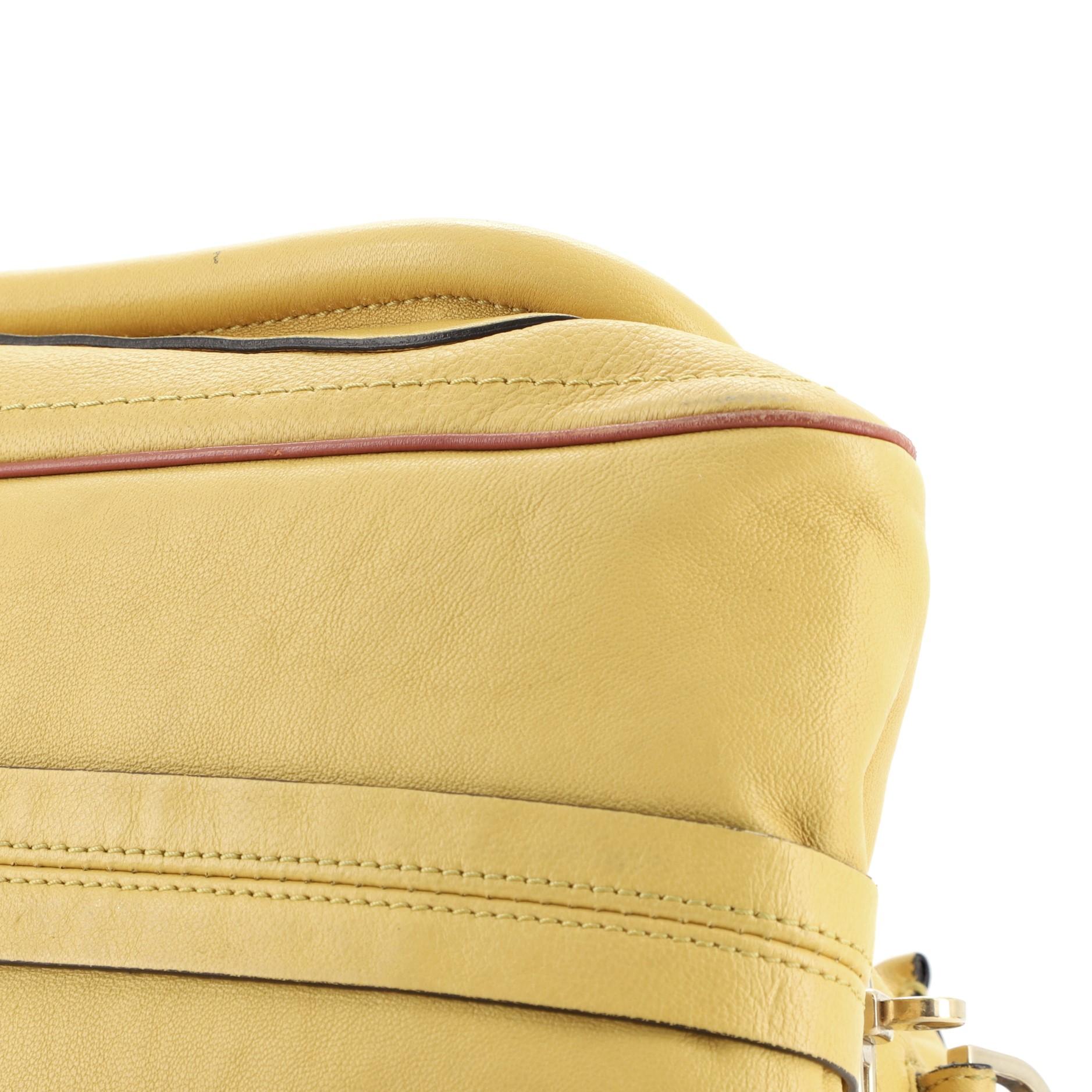 Women's or Men's Chloe Paraty Military Top Handle Bag Leather Medium