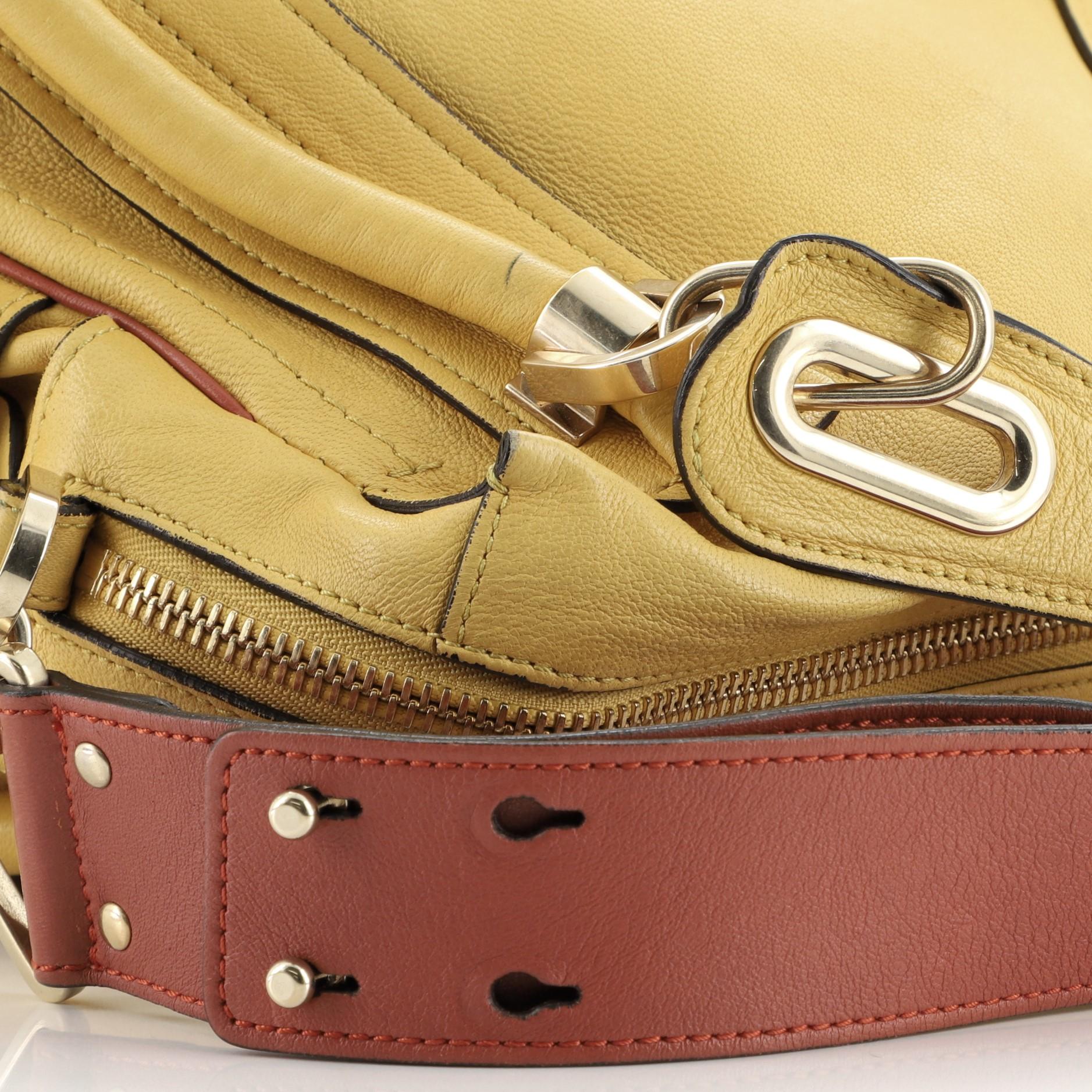 Chloe Paraty Military Top Handle Bag Leather Medium 1