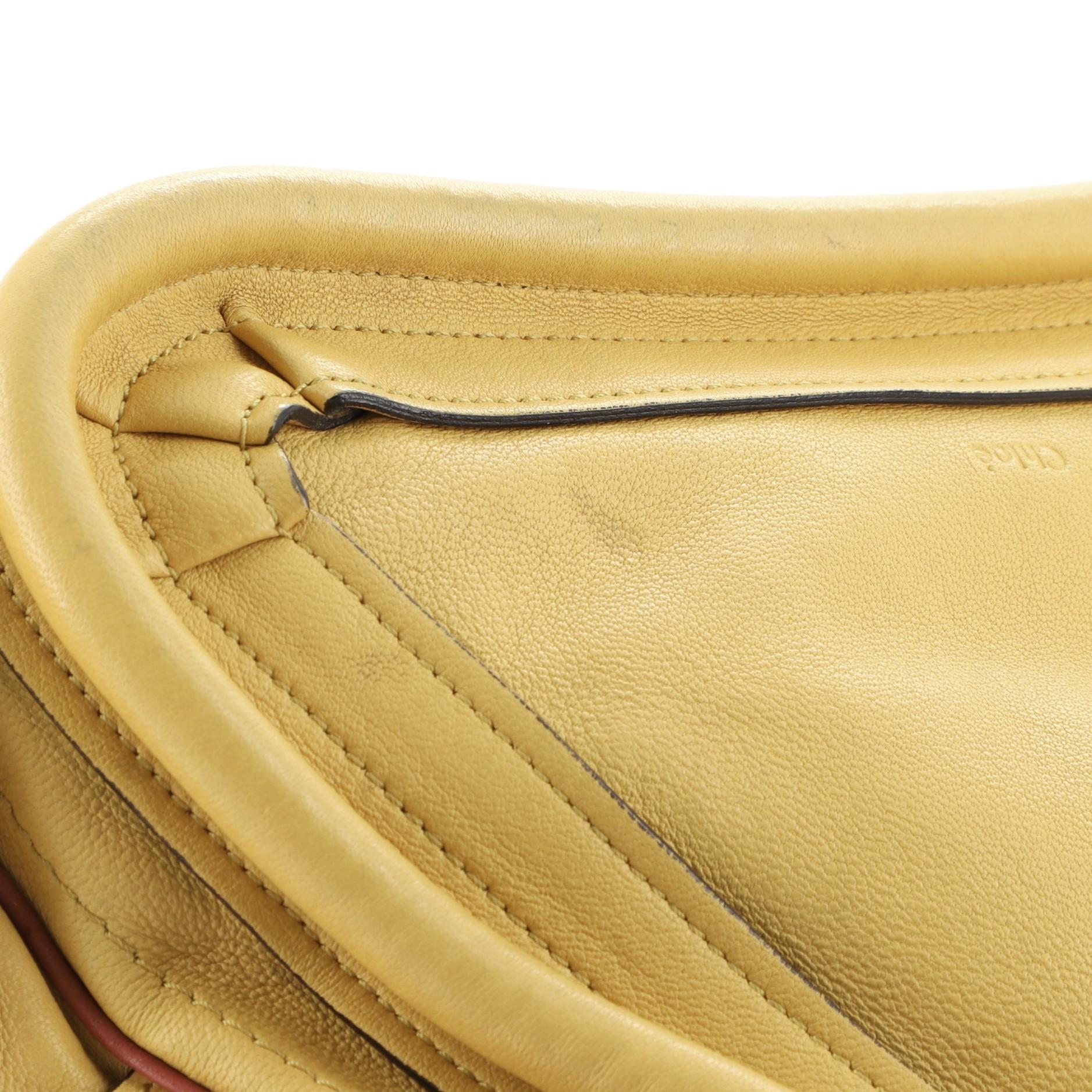 Chloe Paraty Military Top Handle Bag Leather Medium 2