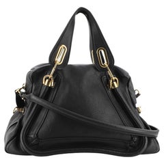 Chloe Paraty Military Top Handle Bag Leather Medium