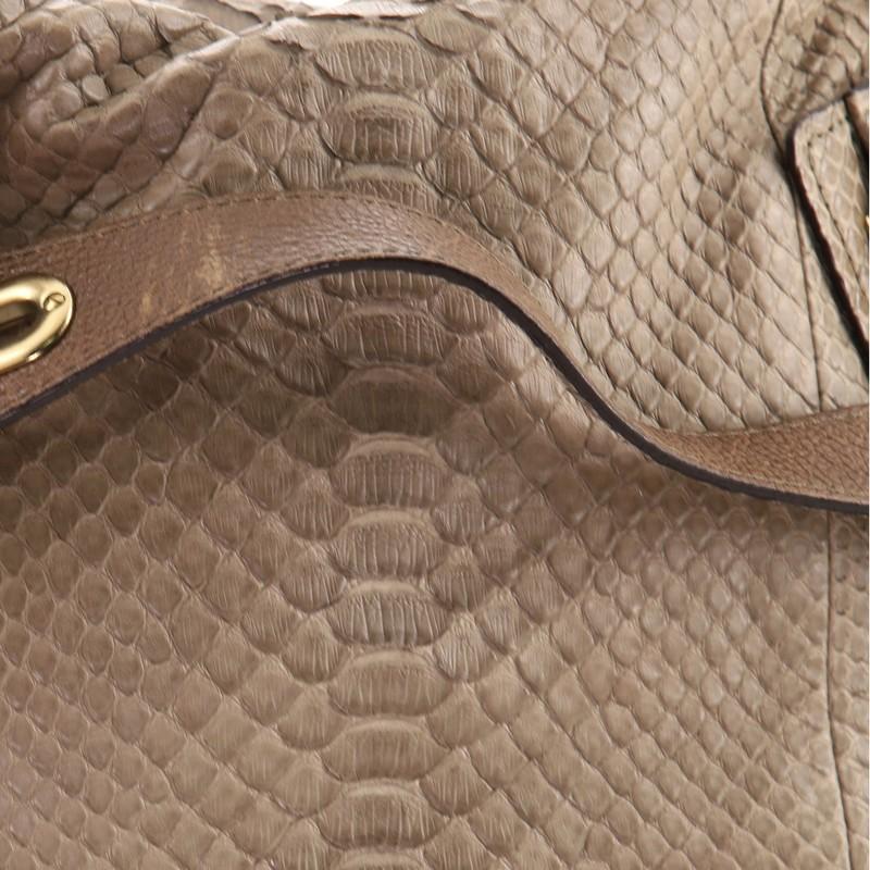 Chloe Paraty Shoulder Bag Python Large In Good Condition In NY, NY