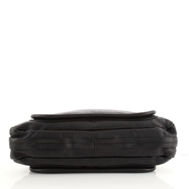 Black Chloe Paraty Top Handle Bag Leather Large