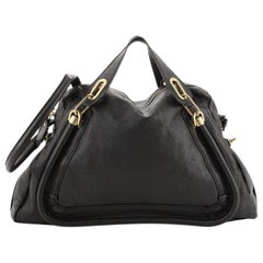 Chloe Paraty Top Handle Tasche aus Leder Groß