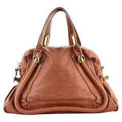 Chloe Paraty Top Handle Tasche aus Leder Medium