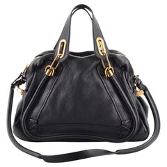 Chloe Paraty Top Handle Tasche aus Leder Medium