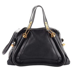 Chloe Paraty Top Handle Tasche aus Leder Medium