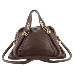 Chloe Paraty Top Handle Tasche aus Leder Medium