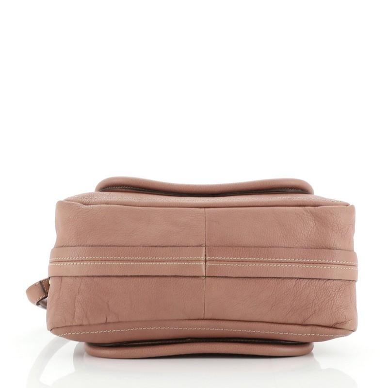 Brown Chloe Paraty Top Handle Bag Leather Small
