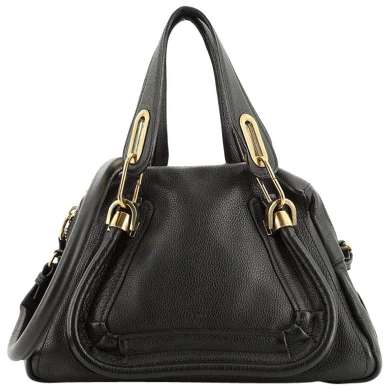 Chloe Paraty Top Handle Bag Leather Small at 1stDibs | small hobo bag ...
