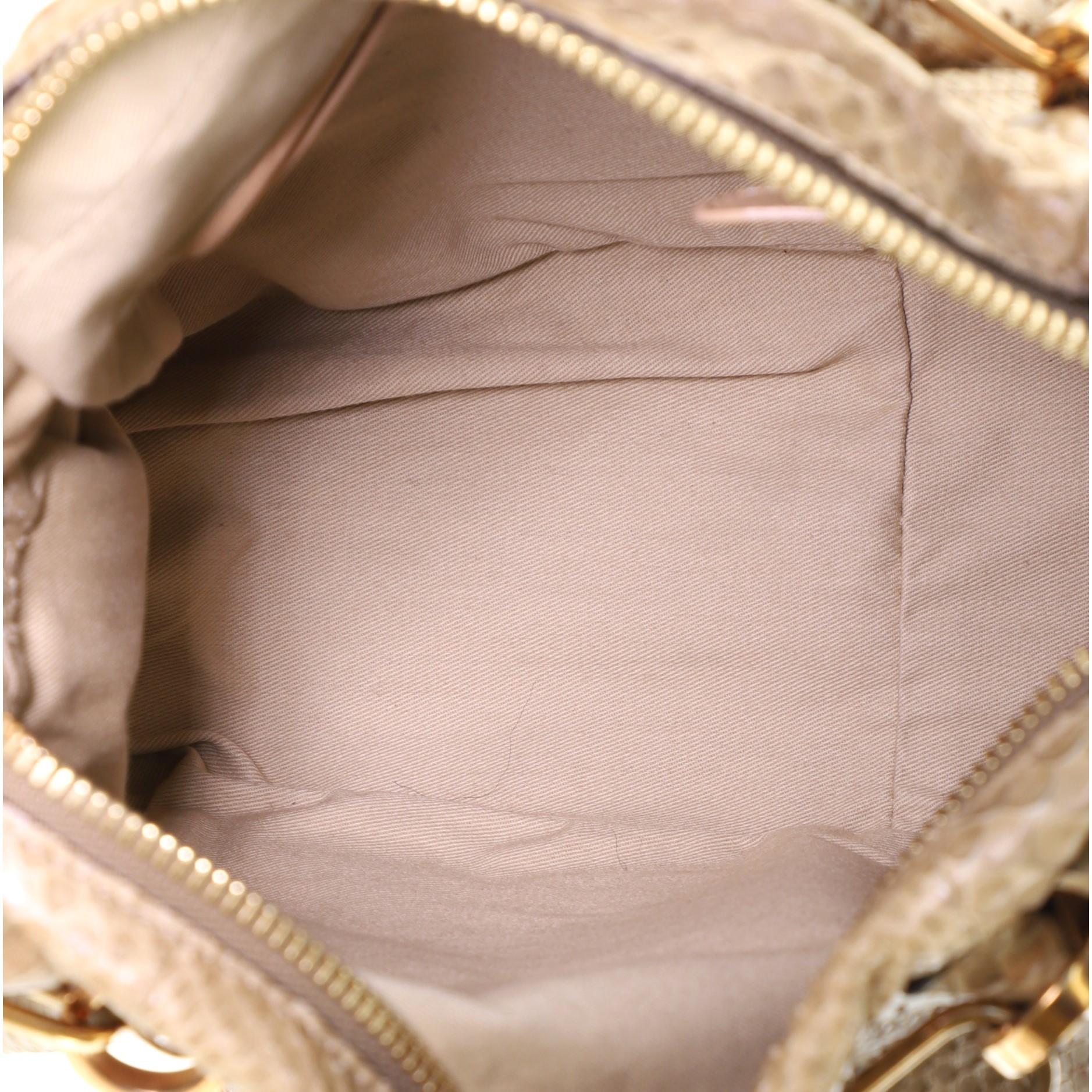 Chloe Paraty Top Handle Bag Python Medium 1