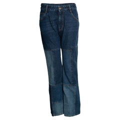 Chloe, patchwork jeans in blue