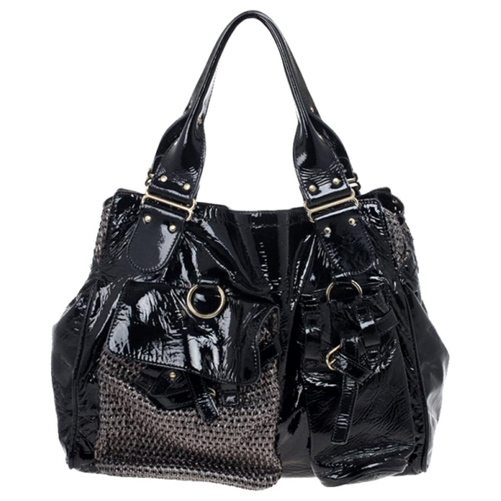 Chloe Patent Leather Ada Tote For Sale
