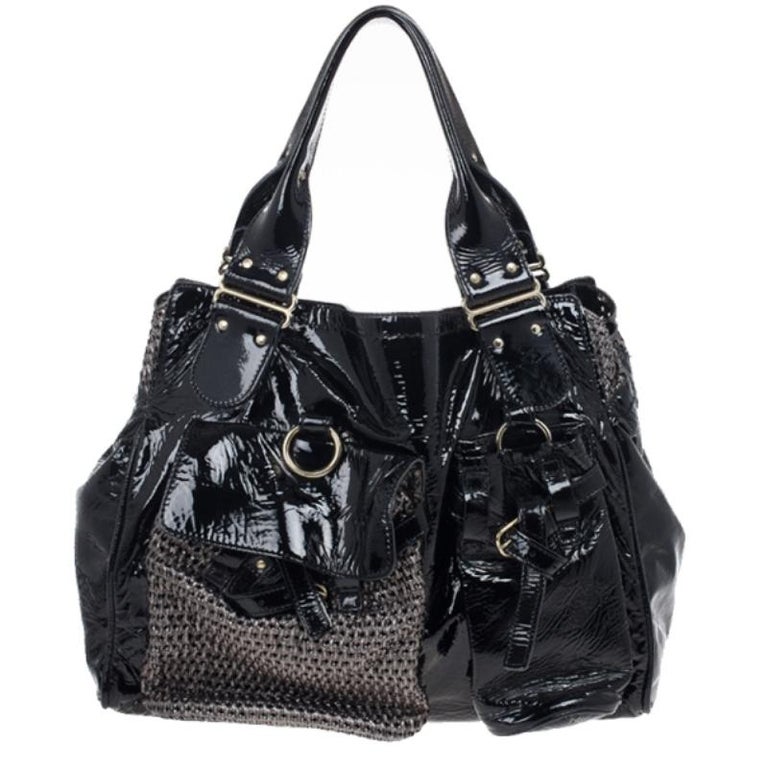Chloe Patent Leather Ada Tote For Sale at 1stDibs