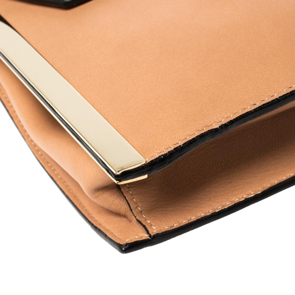Chloe Peach Leather Rachel Bow Crossbody Bag 7