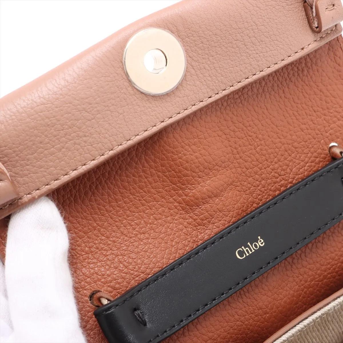 Chloe Penelope Leather Two-Way Shoulder Bag Beige (Sac à bandoulière en cuir) en vente 8