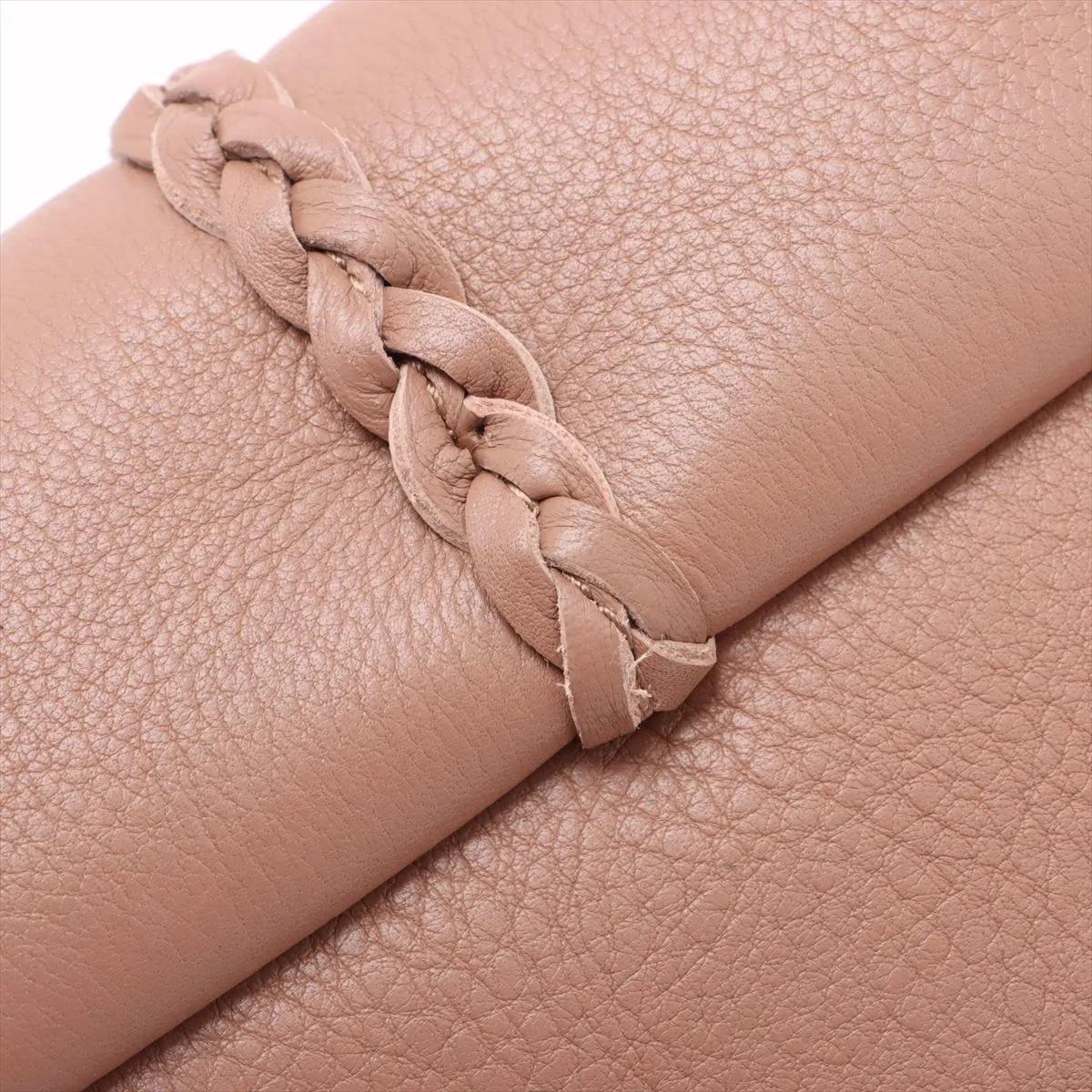 Chloe Penelope Leather Two-Way Shoulder Bag Beige (Sac à bandoulière en cuir) en vente 10