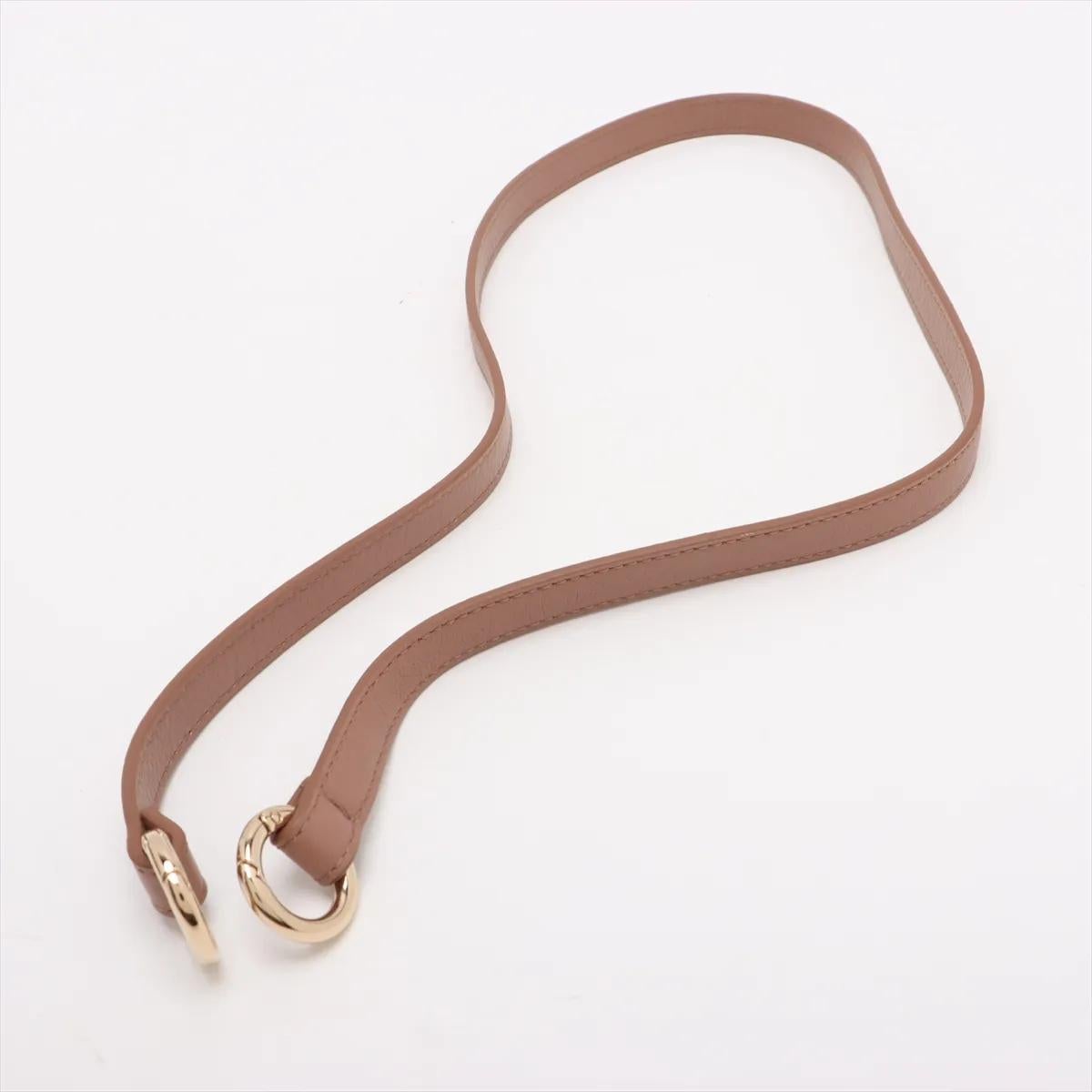 Chloe Penelope Leather Two-Way Shoulder Bag Beige (Sac à bandoulière en cuir) en vente 4