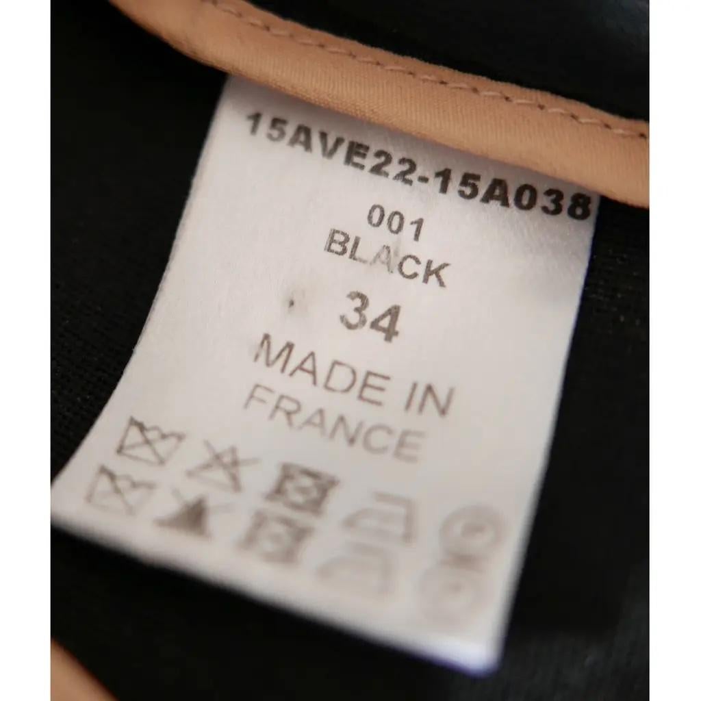 Chloe Peplum Hem Black Jacket For Sale 2