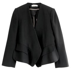 Chloe Peplum Hem Black Jacket
