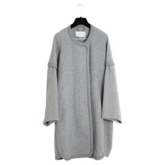 Chloé PF16 Manteau FR34/40 Grey Wool Oversize Coat US4/10 Chloe