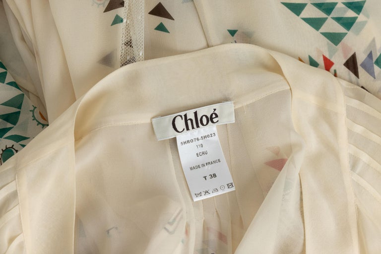 Chloé Phoebe Philo Limited Edition Silk Dress Fall 2005 For Sale 7