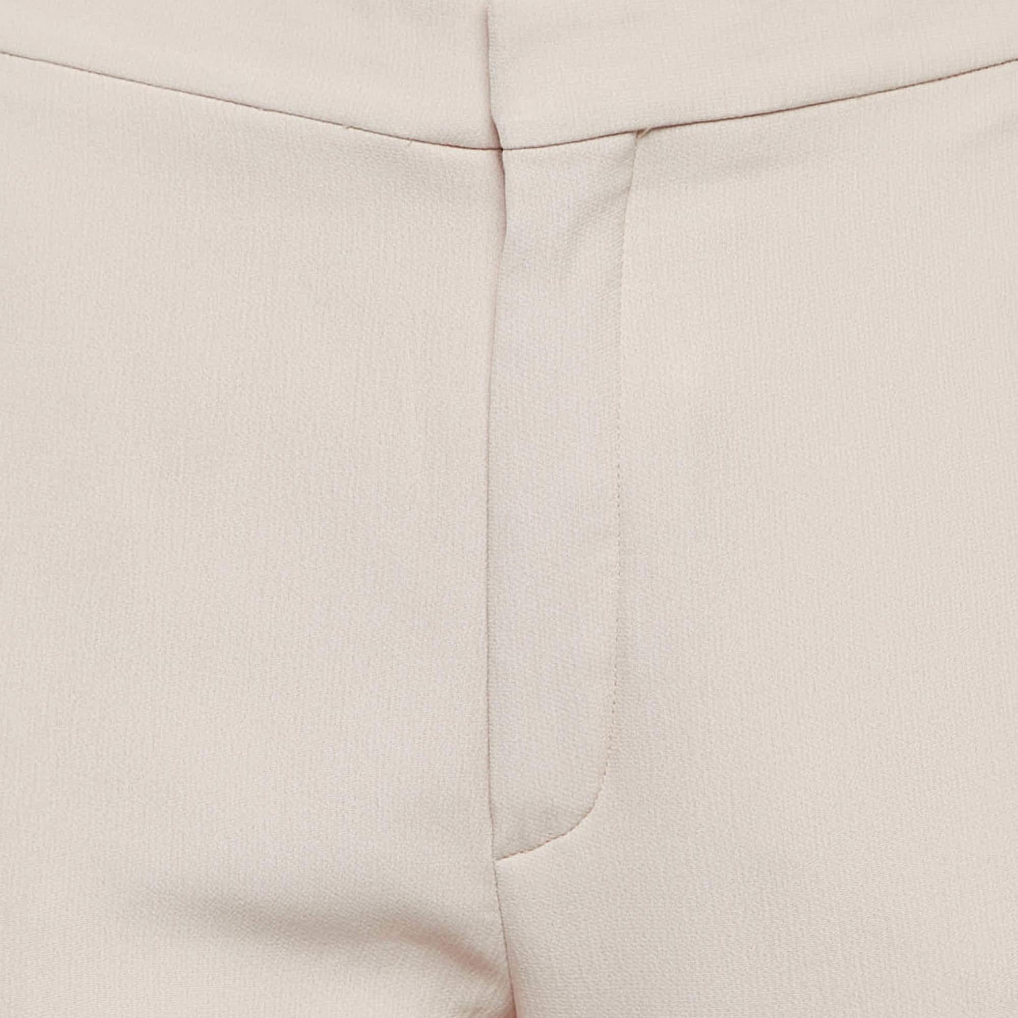 Chloe Rosa Crepe Regular Hose M (Beige) im Angebot