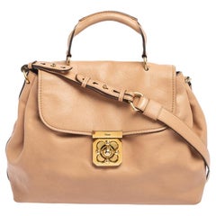 Chloe Pink Leather Elsie Satchel