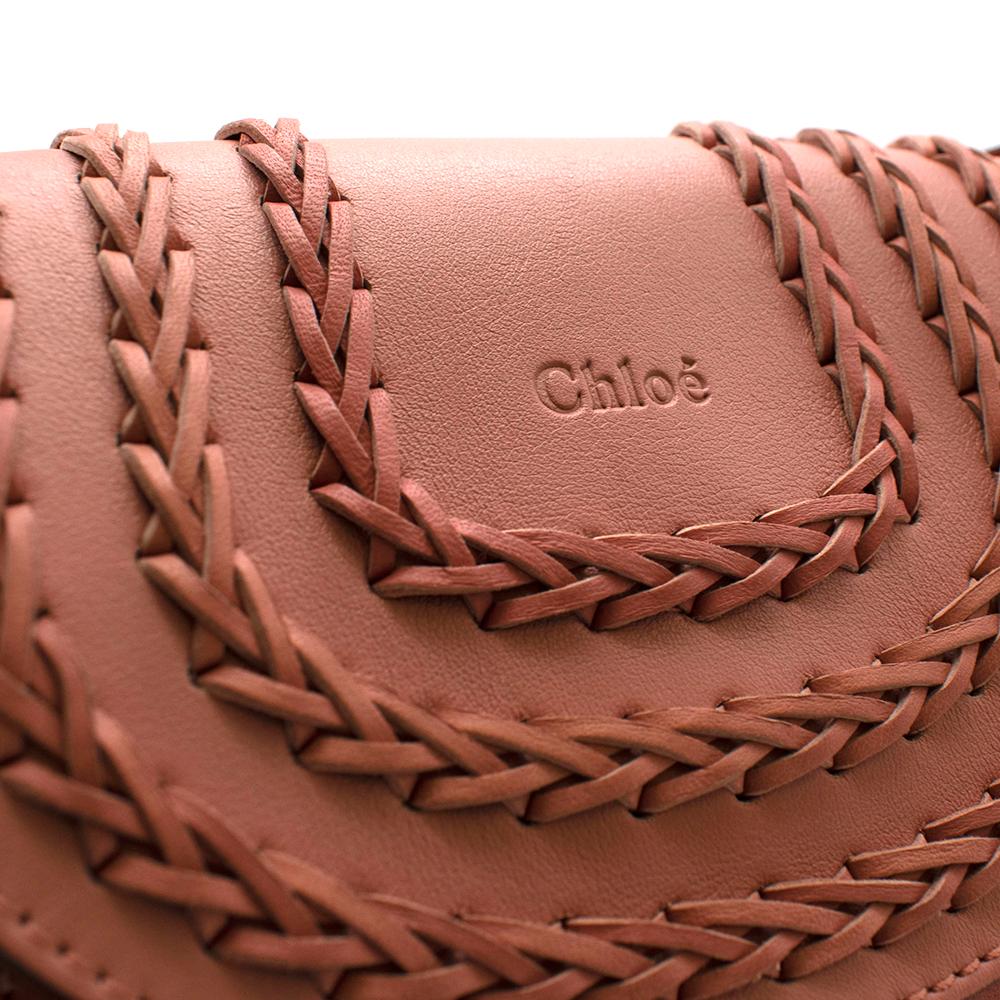 Chloe Pink Leather Hudson Shoulder Bag In New Condition In London, GB