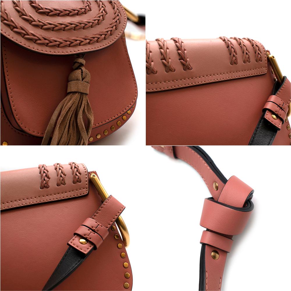 Chloe Pink Leather Hudson Shoulder Bag 1
