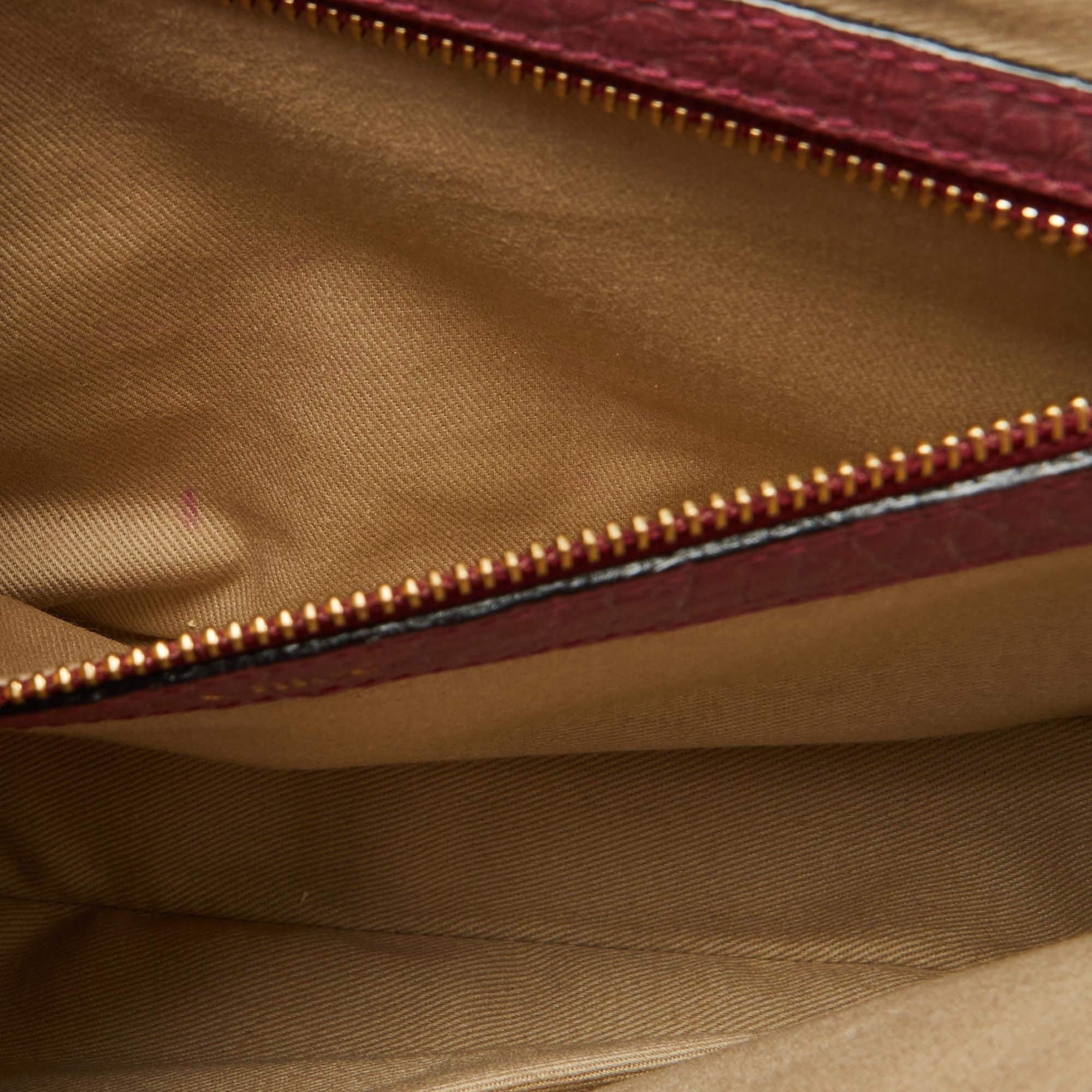 Chloe Pink Leather Medium Sally Shoulder Bag For Sale 4