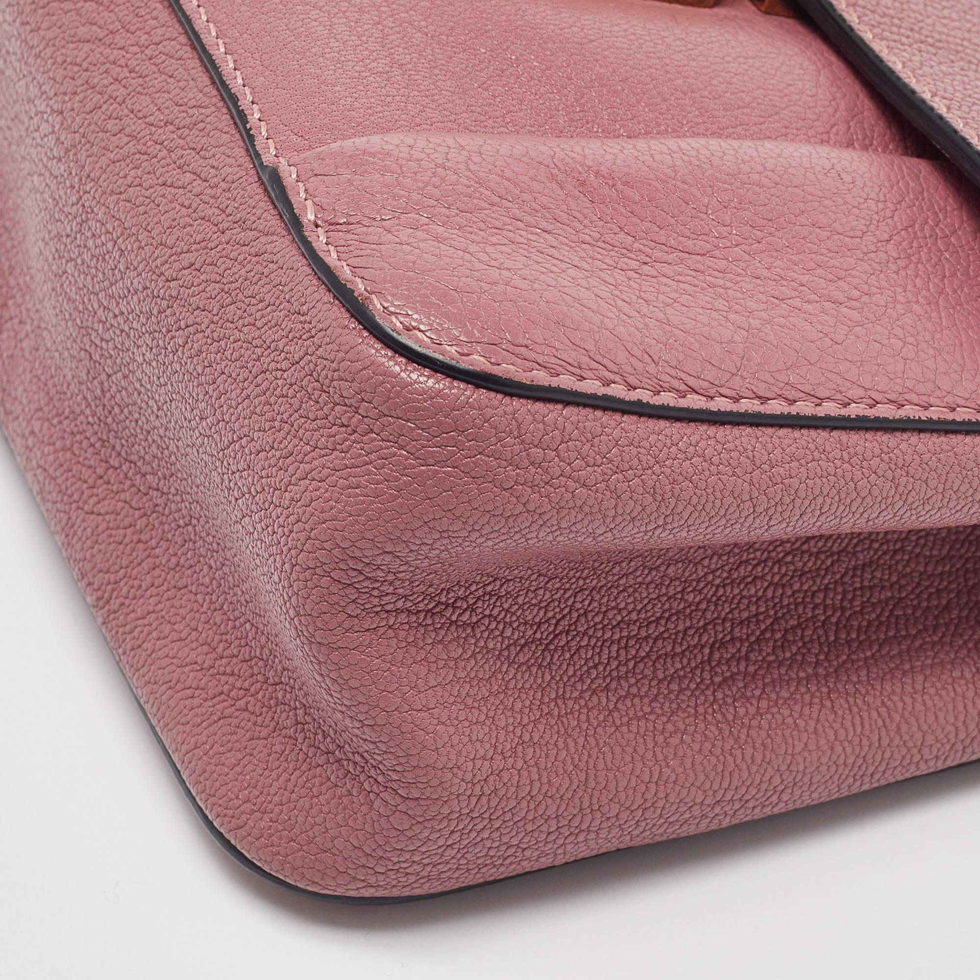 Chloé Pink Leather Small Elsie Shoulder Bag 2