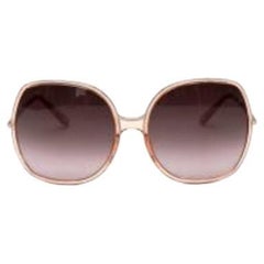 Chloe Pink Oversize Square Sunglasses
