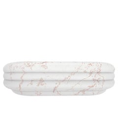 Chloe Pink Portugal Marble Coffee Table by Fred and Juul