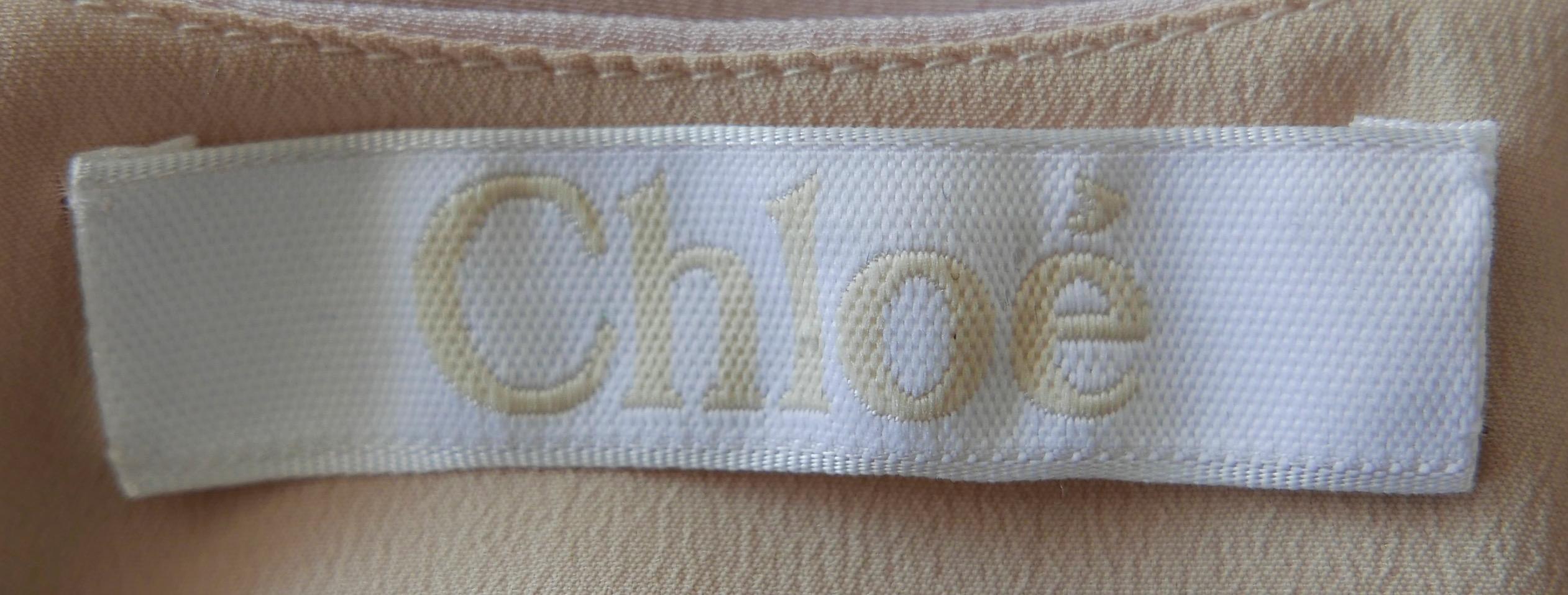 Chloe Pink Silk Vest Top In New Condition For Sale In London, GB