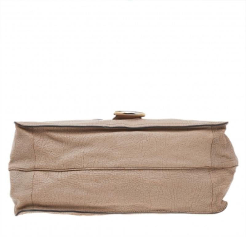 Women's Chloe Pink Textured Leather Satchel