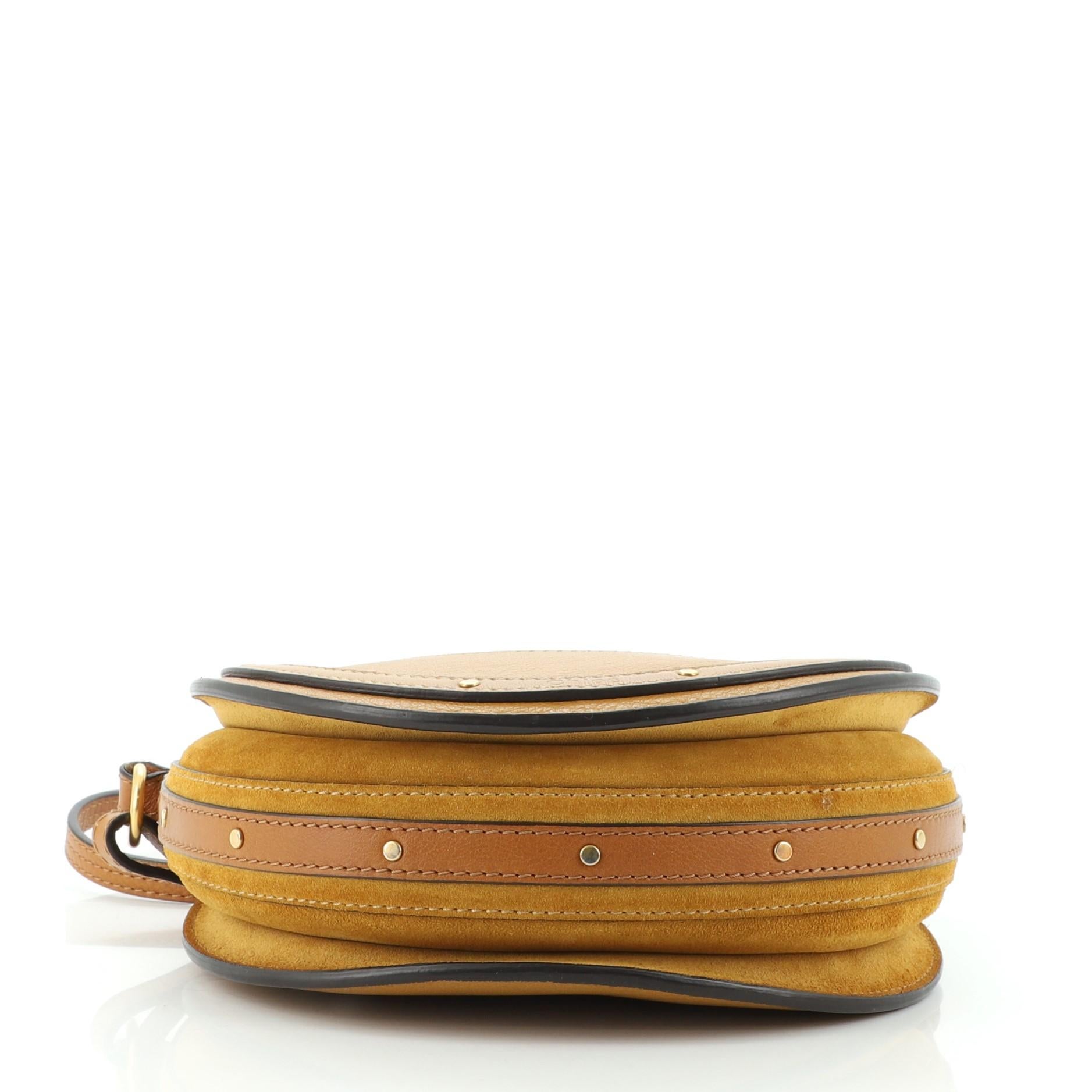 Chloe Pixie Crossbody Tasche Leder und Wildleder Klein für Damen oder Herren
